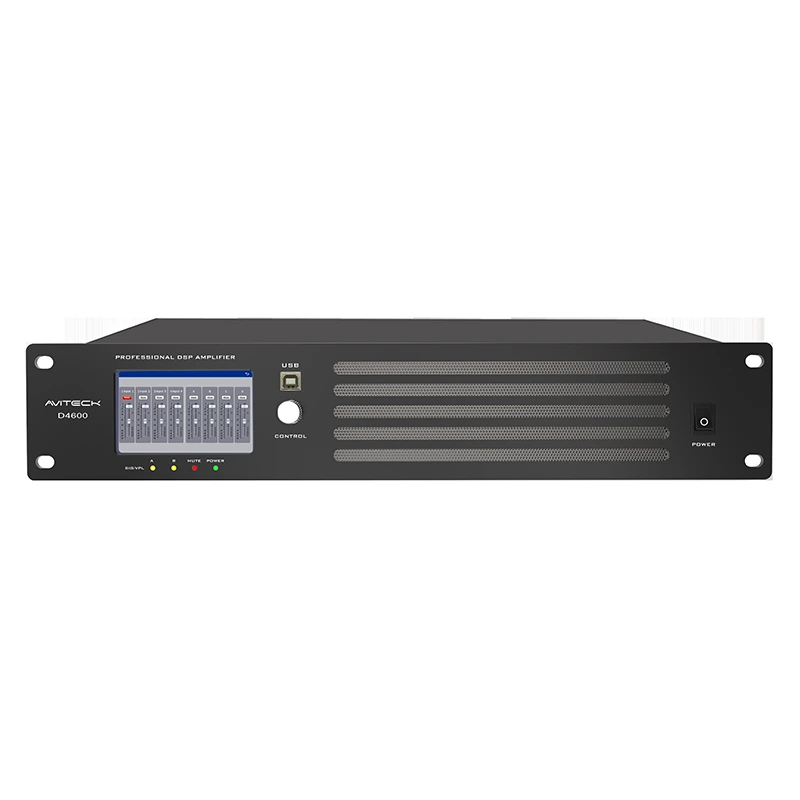 Dante DSP желісінің күшейткіші 4 CH 600w