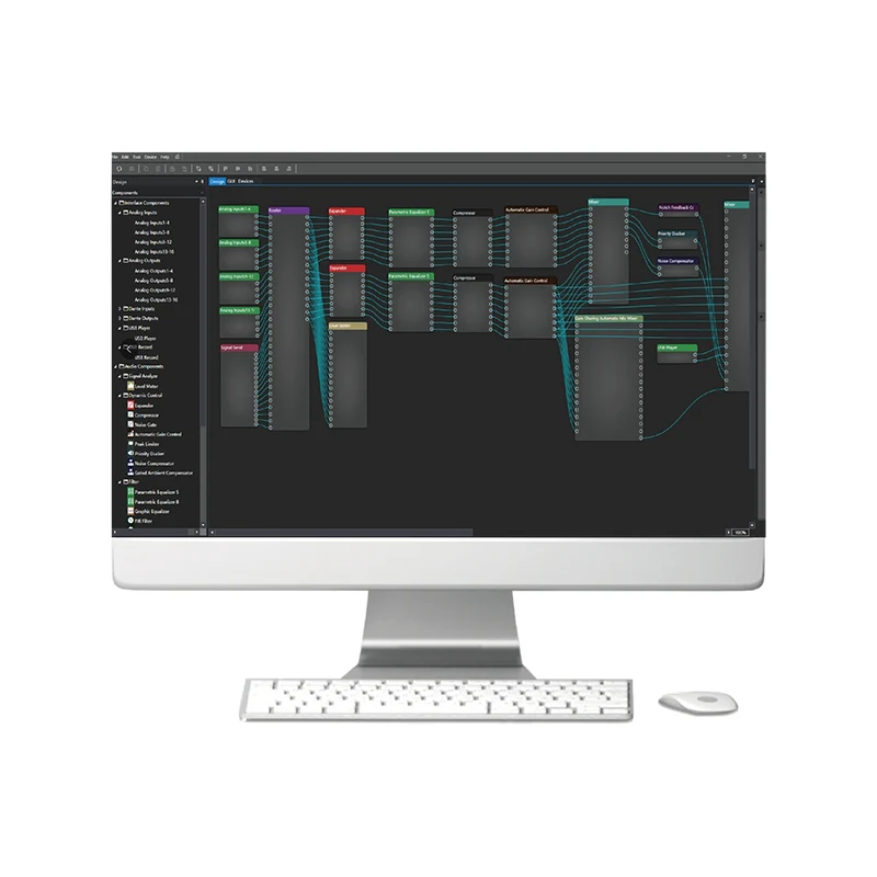 Dante 64 in 64 Out Open Architecture DSP желілік аудио процессоры